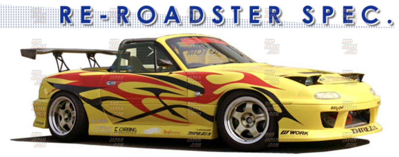 ARIOS Blister Wide Fender Full Set FRP - Roadster NA6CE NA8C